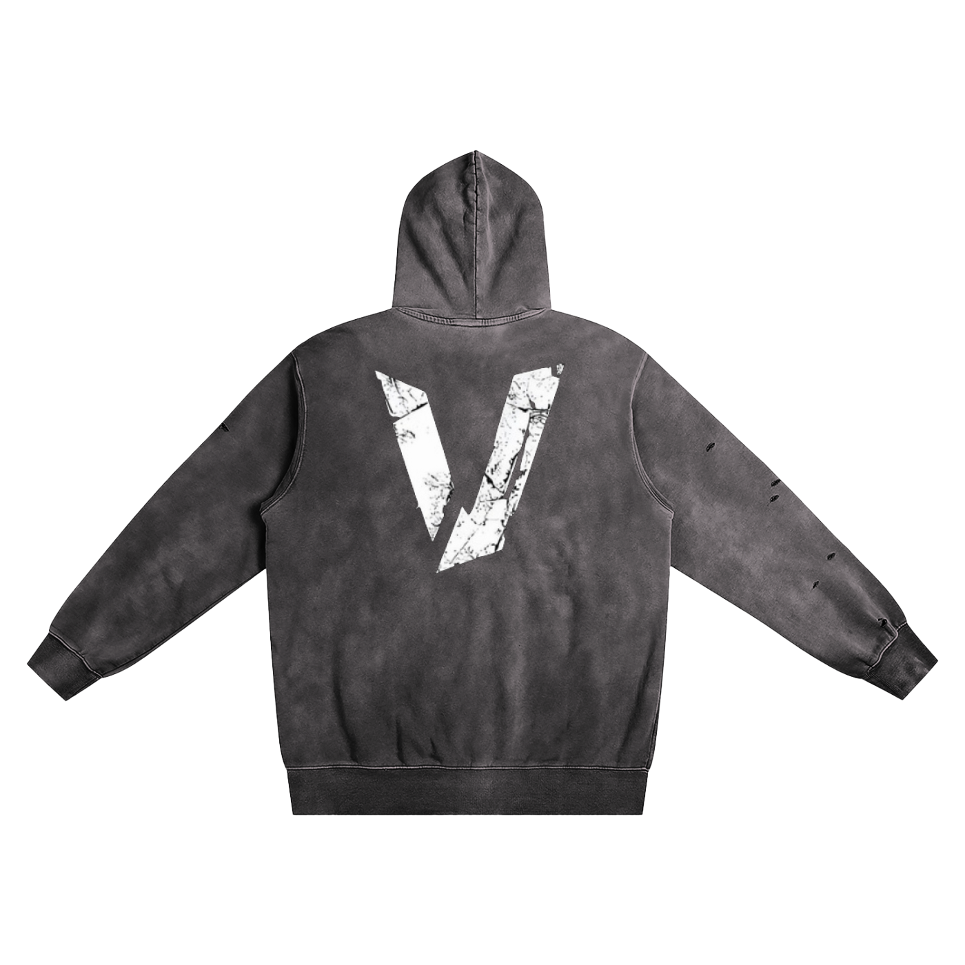 Distressed Vintage Wash Hoodie