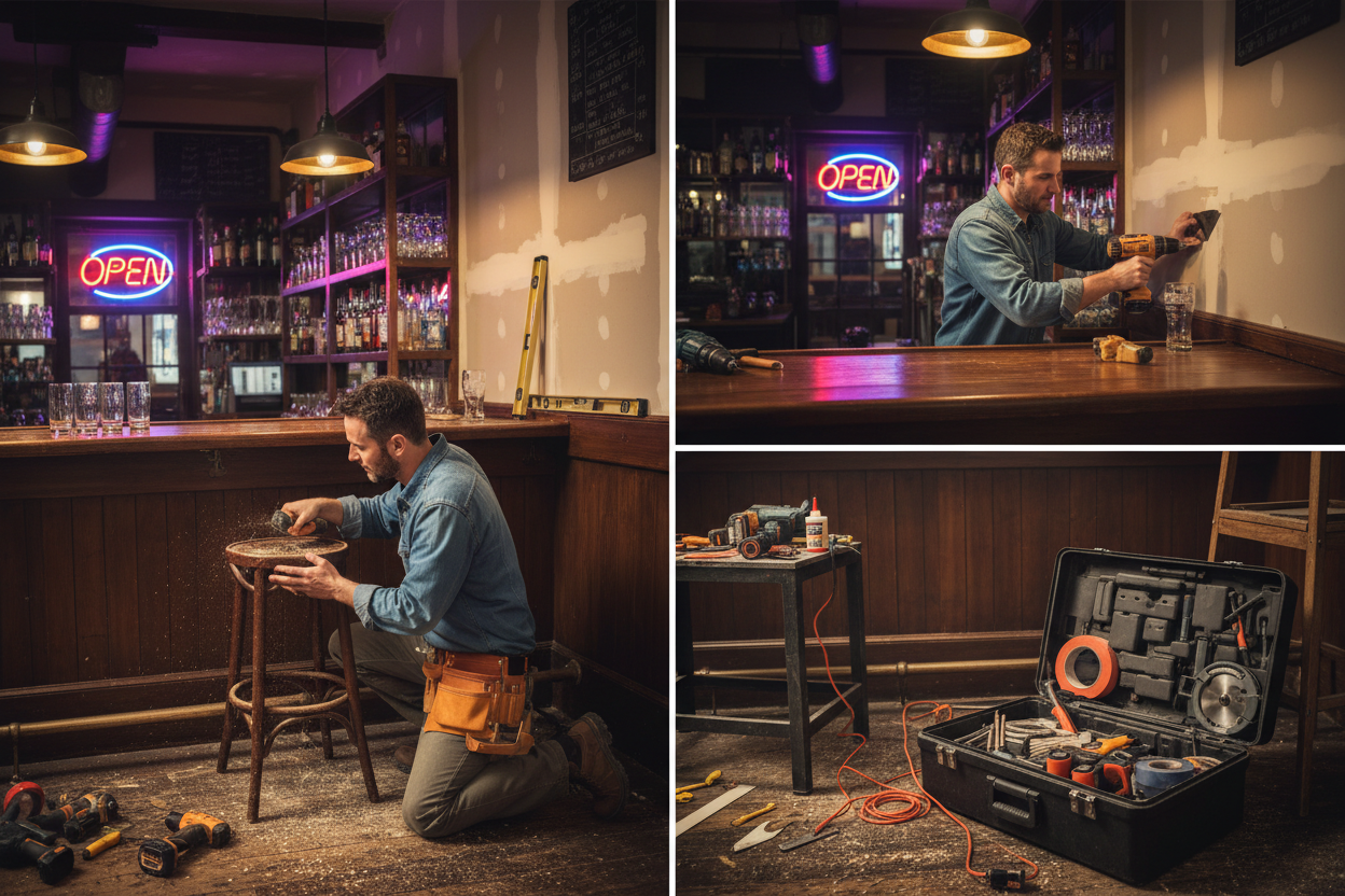 Bar handyman repairs